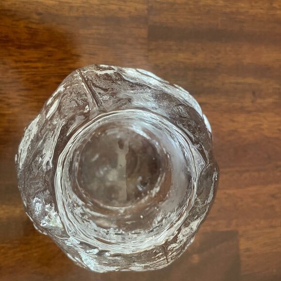 Vintage Kosta Boda Sweden Crystal Snowball Tea Votive Candle Holder Paperweight! - Picture 3 of 5